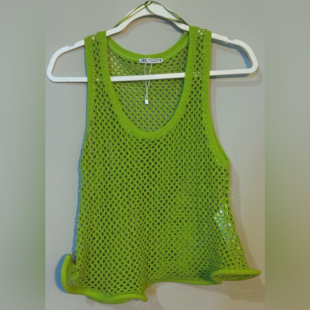 Zara crochet top